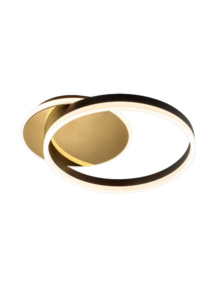 LED Design Decken- & Wandlampe „Oriel“ Gold, Schwarz Schuller