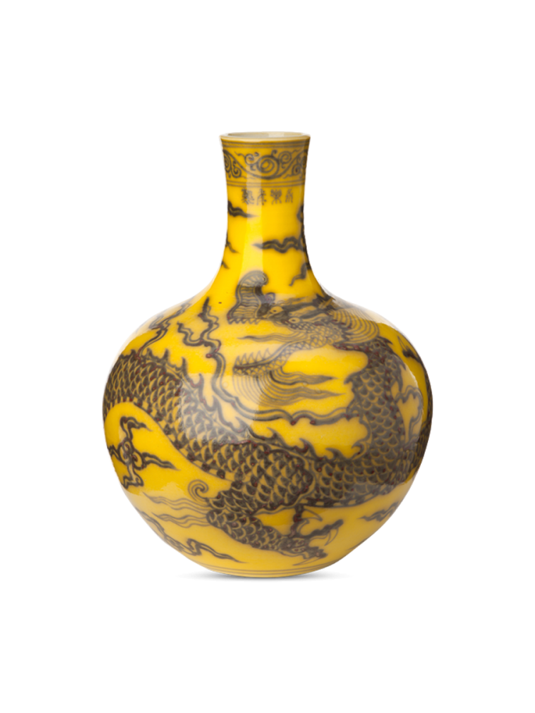 Grosse, handbemalte Design Vase „Dragon Ball Body“ Pols Potten