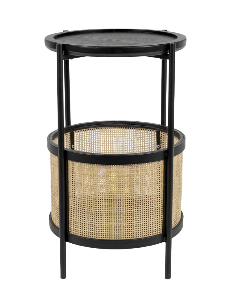 Runder Design Beistelltisch „Makoto“ White Label by Bloomingloft