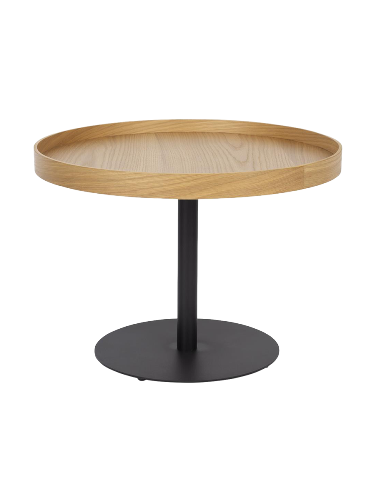 Runder Design Beistelltisch „Yuri“, verschiedene Grössen White Label by Bloomingloft