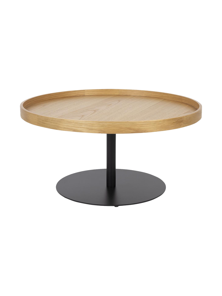 Runder Design Beistelltisch „Yuri“, verschiedene Grössen White Label by Bloomingloft