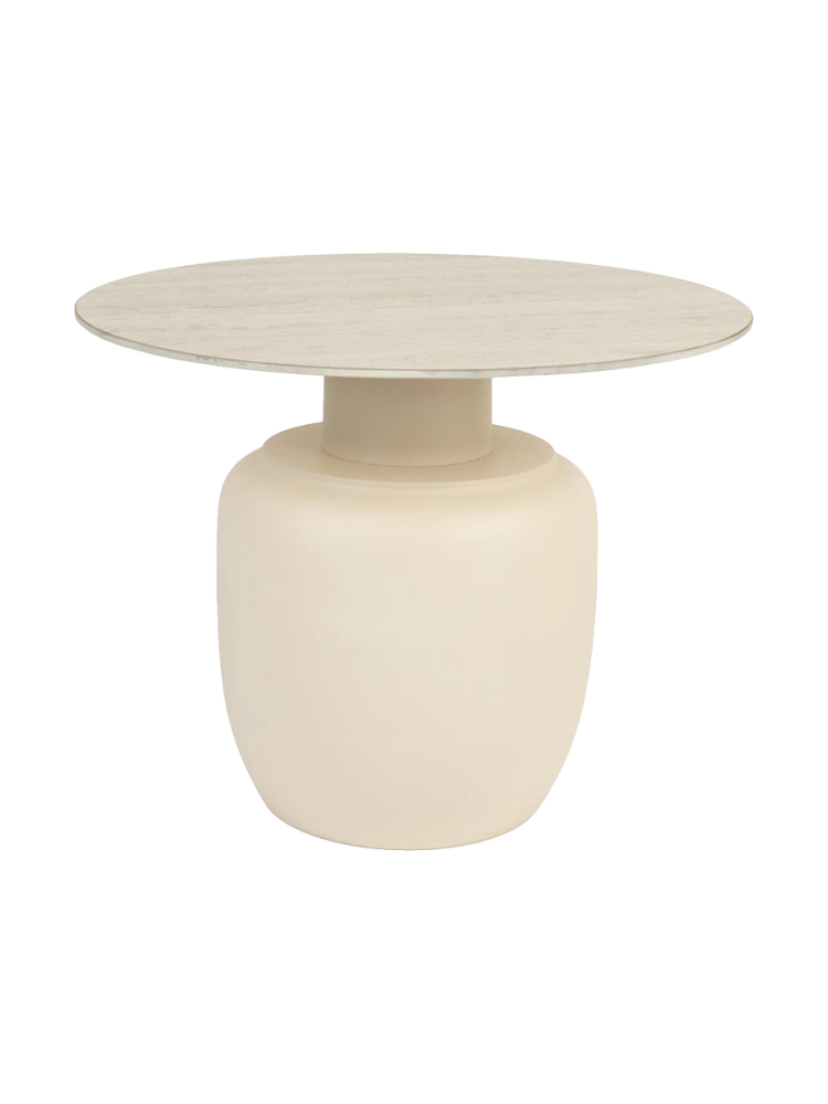 Keramik Design Beistelltisch „Karula“, verschiedene Grössen White Label by Bloomingloft