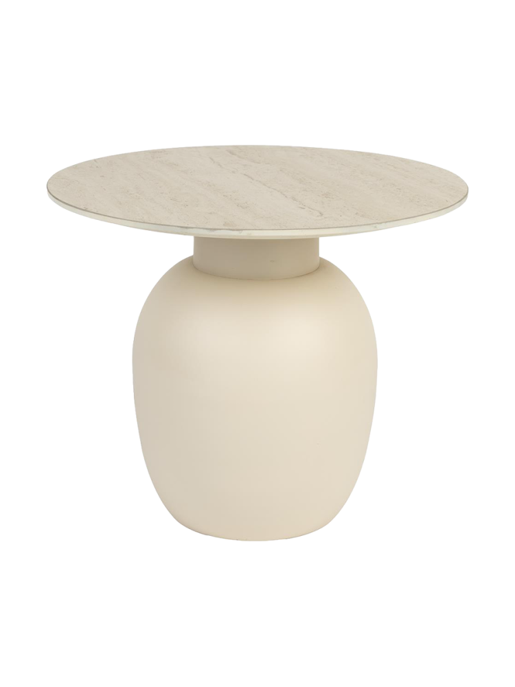 Keramik Design Beistelltisch „Karula“, verschiedene Grössen White Label by Bloomingloft