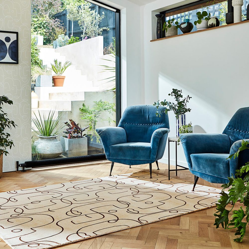 Designer Teppich „Epsilon“ - handgetuftet, aus 100% reiner Schurwolle SCION