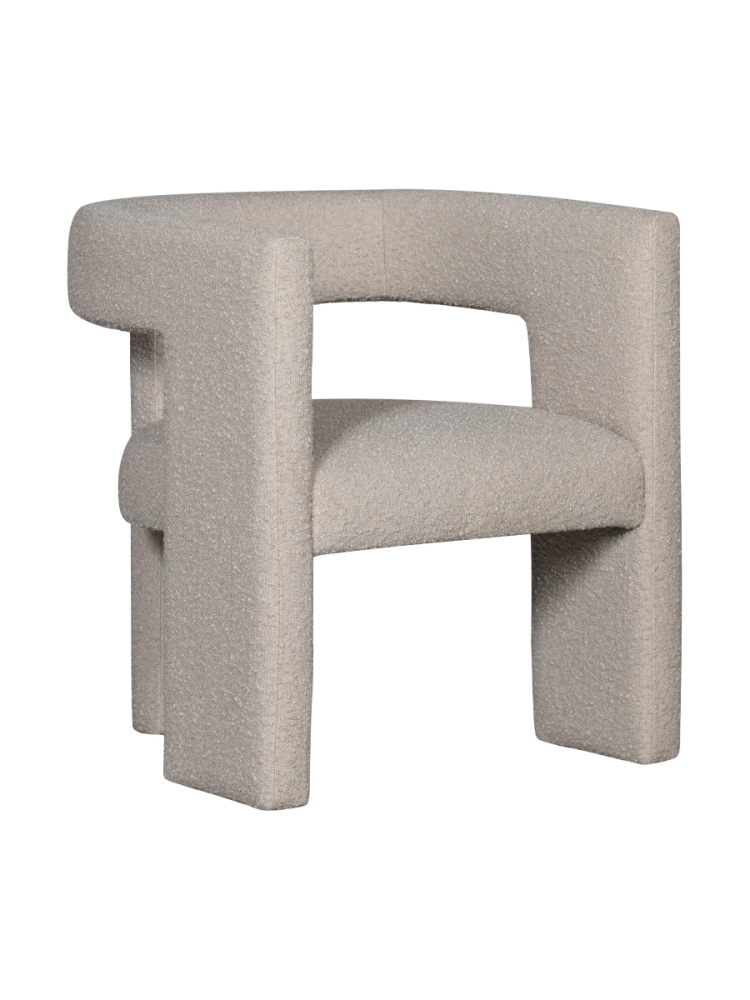 mutoni - Sessel Tiwa Bouclé, One Size, Beige
