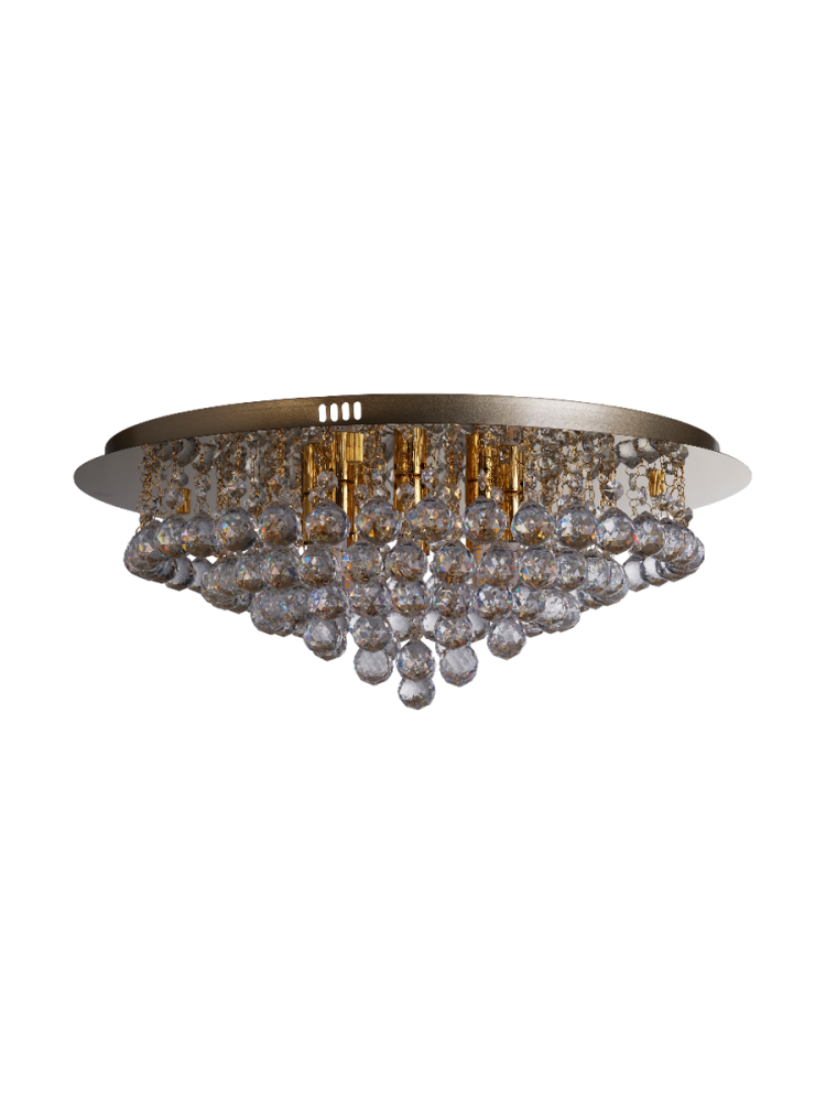 Runde, dimmbare Deckenleuchte „Hanna II“ Ø 55 cm - 8-flammig Searchlight
