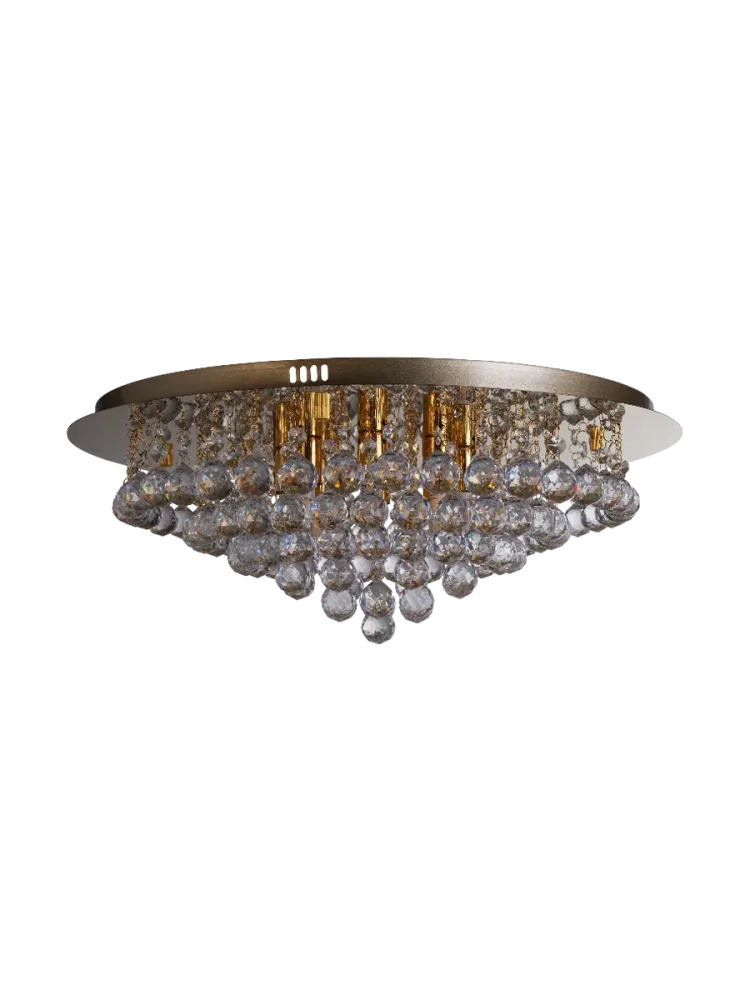 Runde, dimmbare Deckenleuchte „Hanna II“ Ø 55 cm - 8-flammig Searchlight