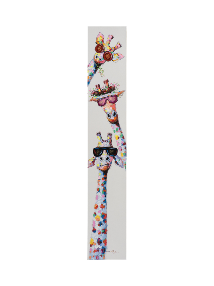 image LAND Gemälde Lustige Giraffen  | Schubiger Möbel