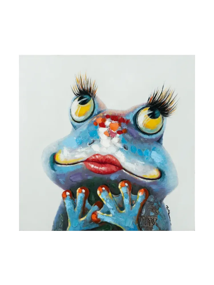 image LAND Bild Verliebter Frosch Braun | Schubiger Möbel