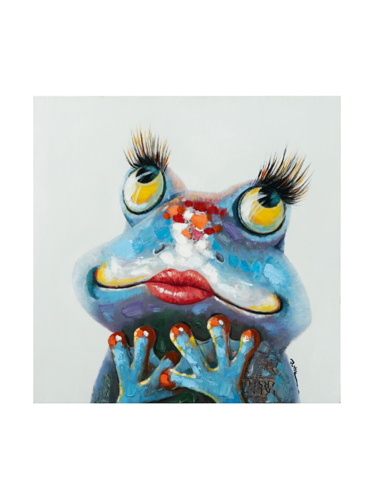 image LAND Bild Verliebter Frosch Braun | Schubiger Möbel