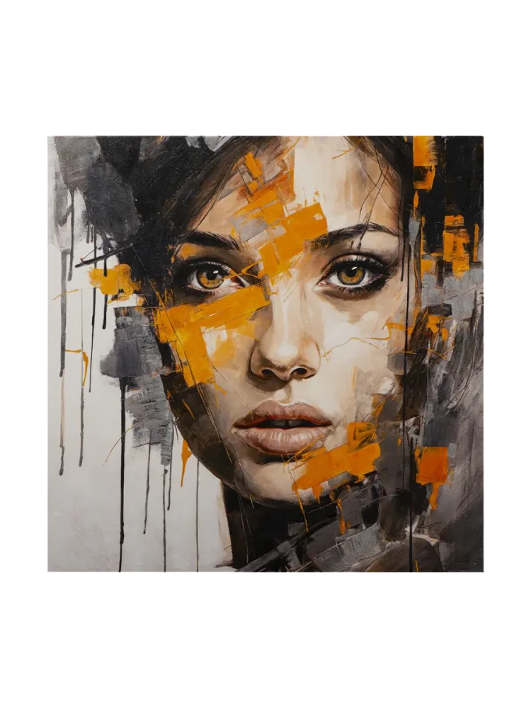 image LAND Gemälde Brown Eye Girl  | Schubiger Möbel
