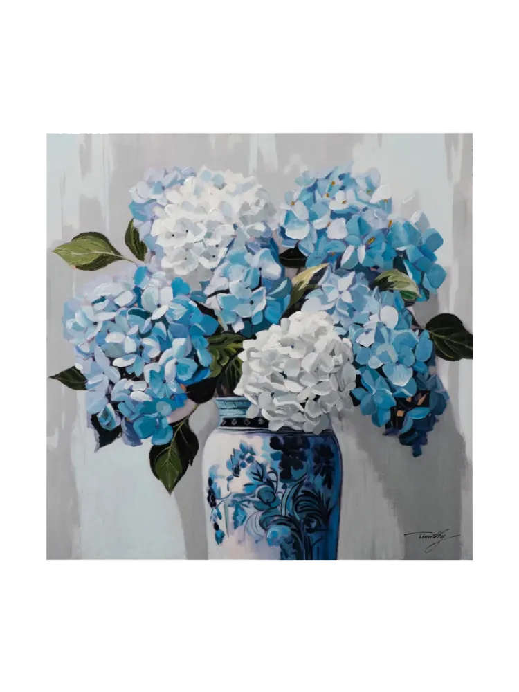 image LAND Gemälde Blaue Hortensien  | Schubiger Möbel
