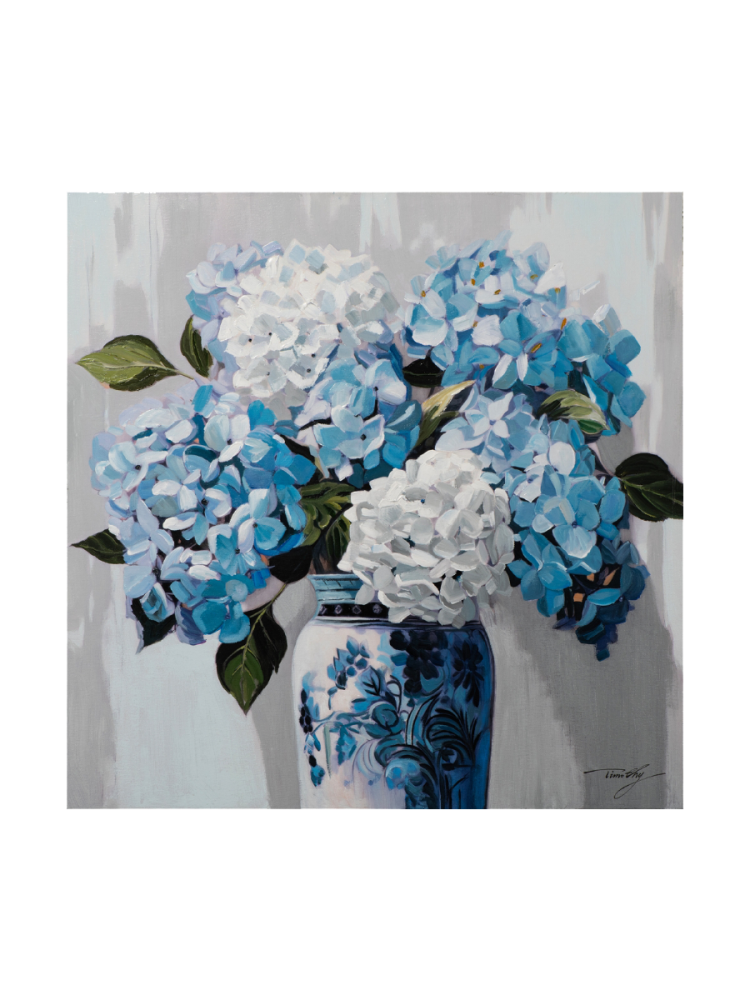 image LAND Gemälde Blaue Hortensien  | Schubiger Möbel
