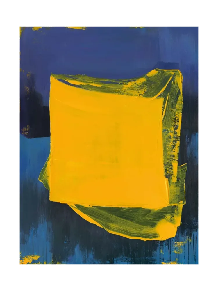 image LAND Gemälde Blue And Yellow  | Schubiger Möbel