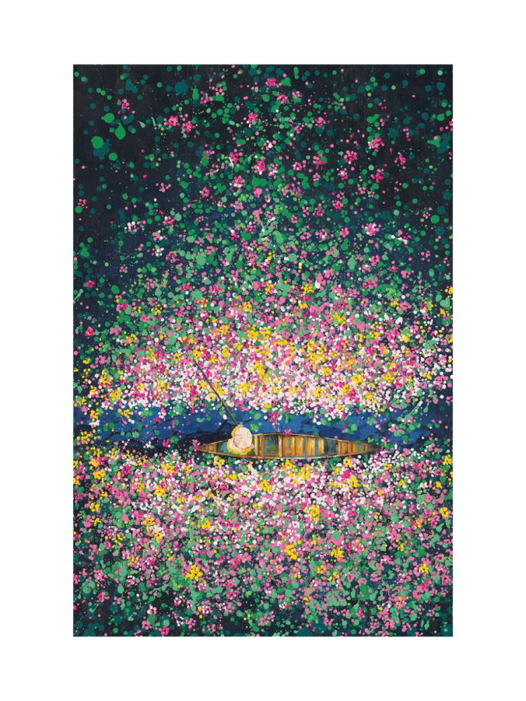 image LAND Gemälde Blumenboot  | Schubiger Möbel