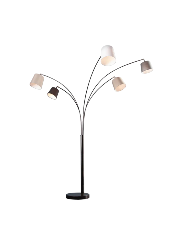 Flexible Design Stehlampe „Levels“ mit Marmorsockel Invicta Interiors