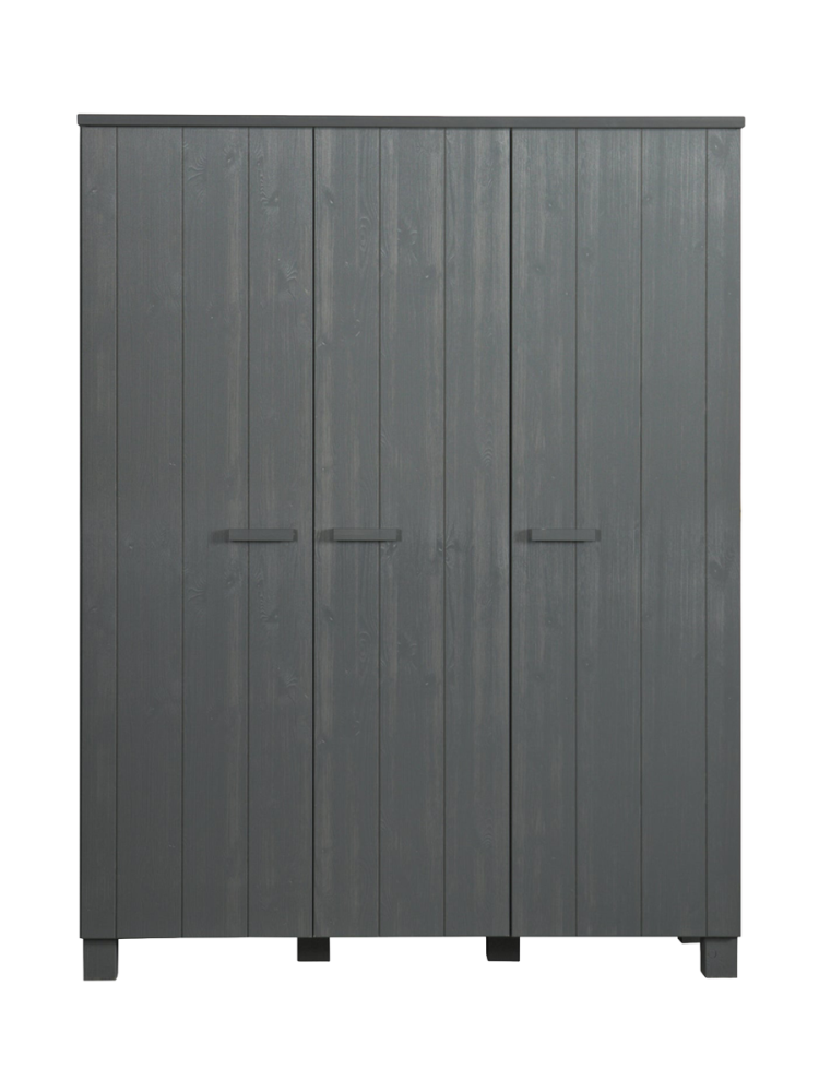 Design Kleiderschrank „Dennis“, 3-türig De Eekhoorn