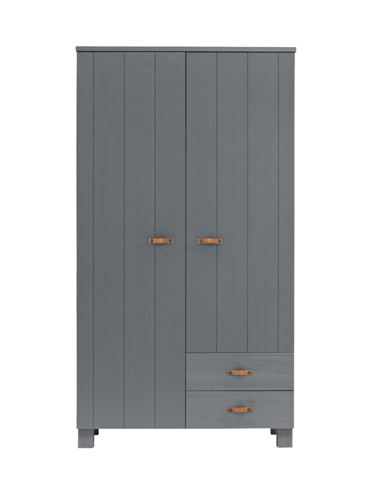 Design Kleiderschrank „Dennis II“, 2-türig De Eekhoorn