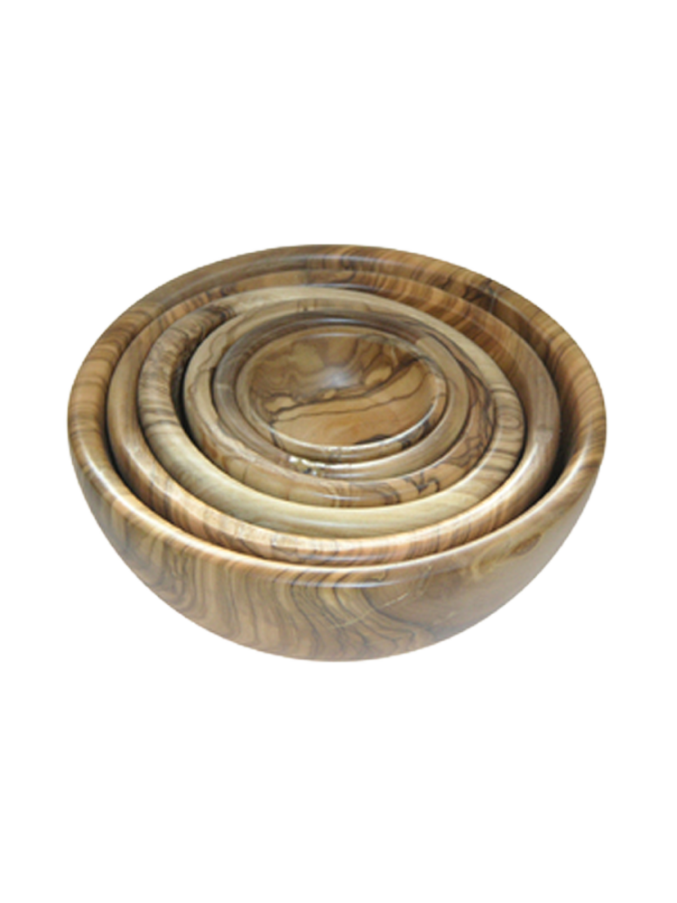 6-teiliges Premium Schalen-Set „Racine“ aus Olivenholz BÉRARD