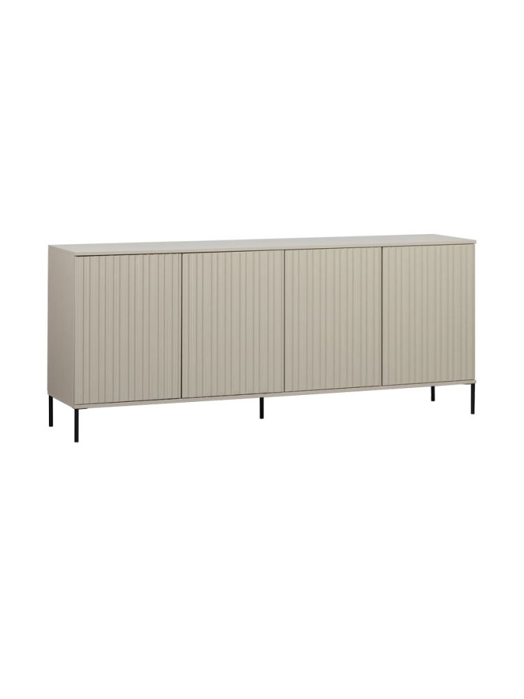 Massives, nachhaltiges Sideboard „New Lewison“, 4-türig De Eekhoorn