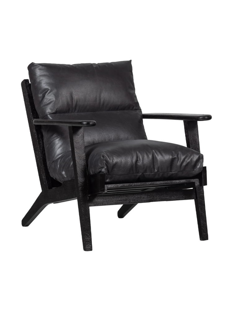 Echtleder Design Sessel „Houston“ De Eekhoorn