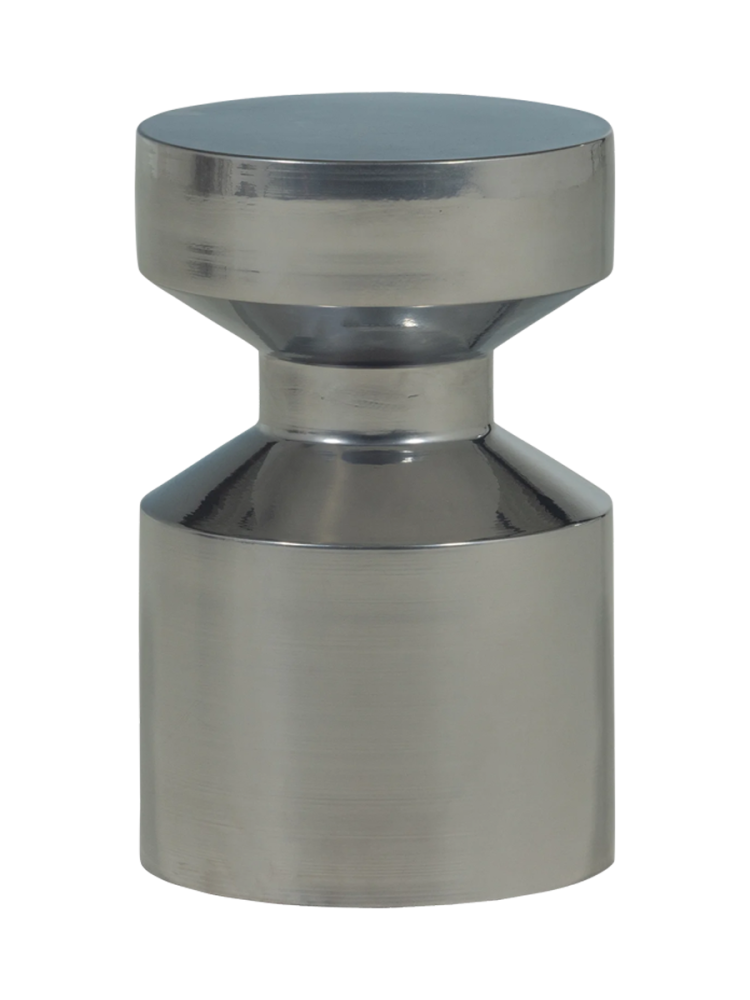 Design Beistelltisch „Ferry“ Ø 30 x 47 cm, Silber Chrom De Eekhoorn