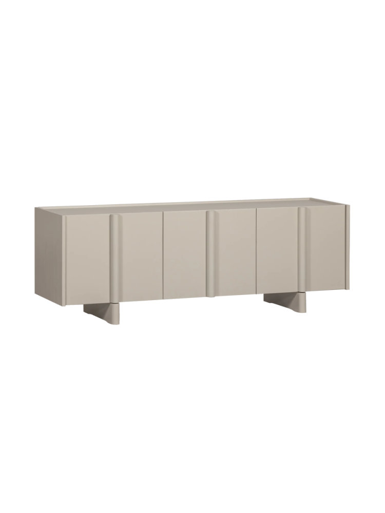 3-türiges Design Lowboard „Bassou“ aus nachhaltigem Massivholz De Eekhoorn