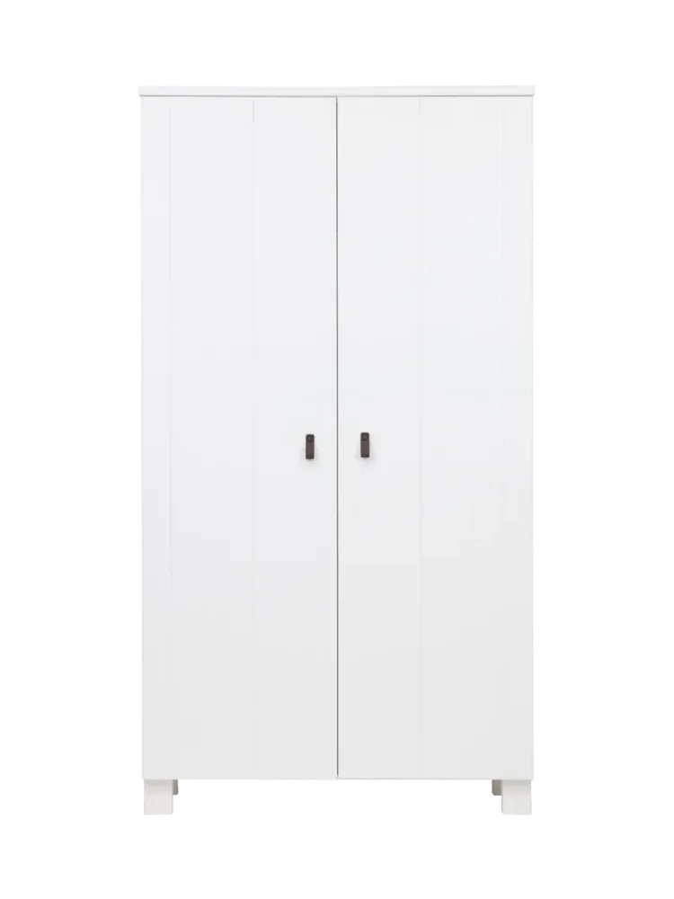 Massiver Kleiderschrank „Ties“, 2-türig De Eekhoorn