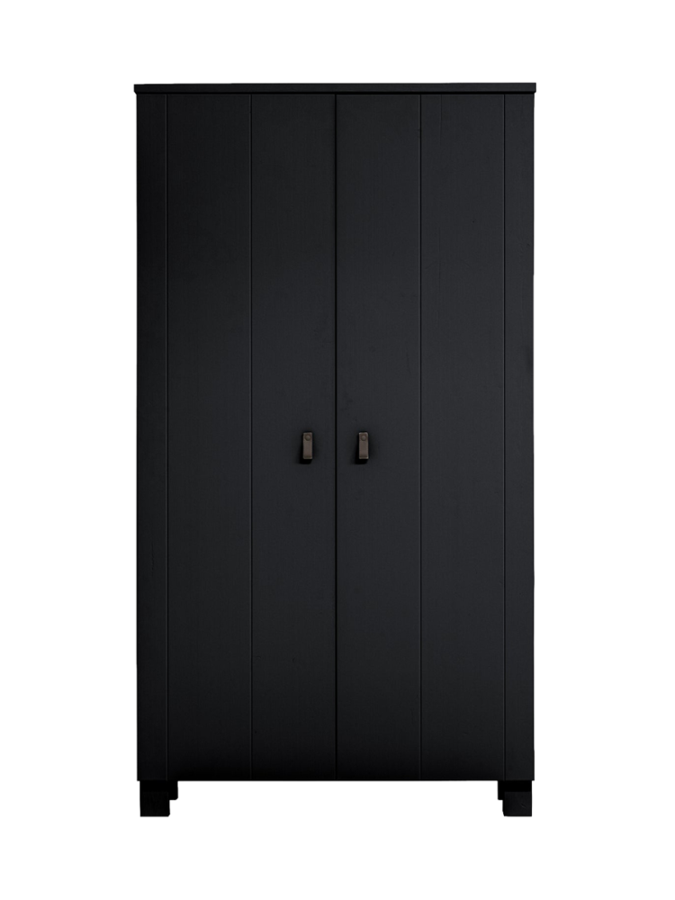 Massiver Kleiderschrank „Ties“, 2-türig De Eekhoorn