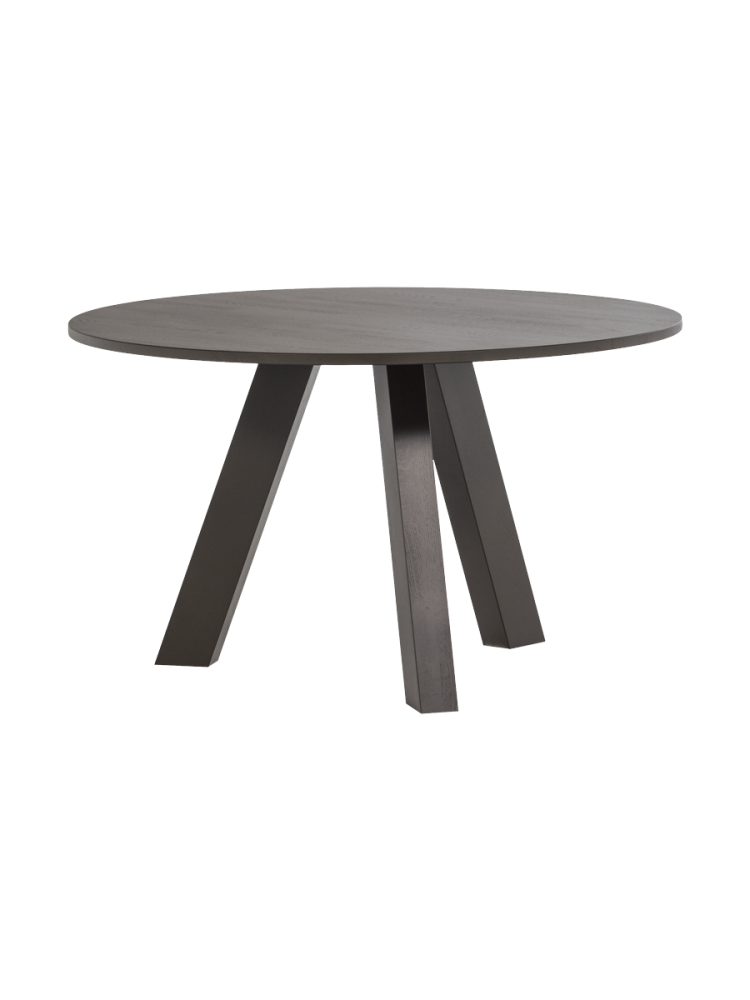 Massiver, runder Design Esstisch „Rhondal“, verschiedene Grössen De Eekhoorn