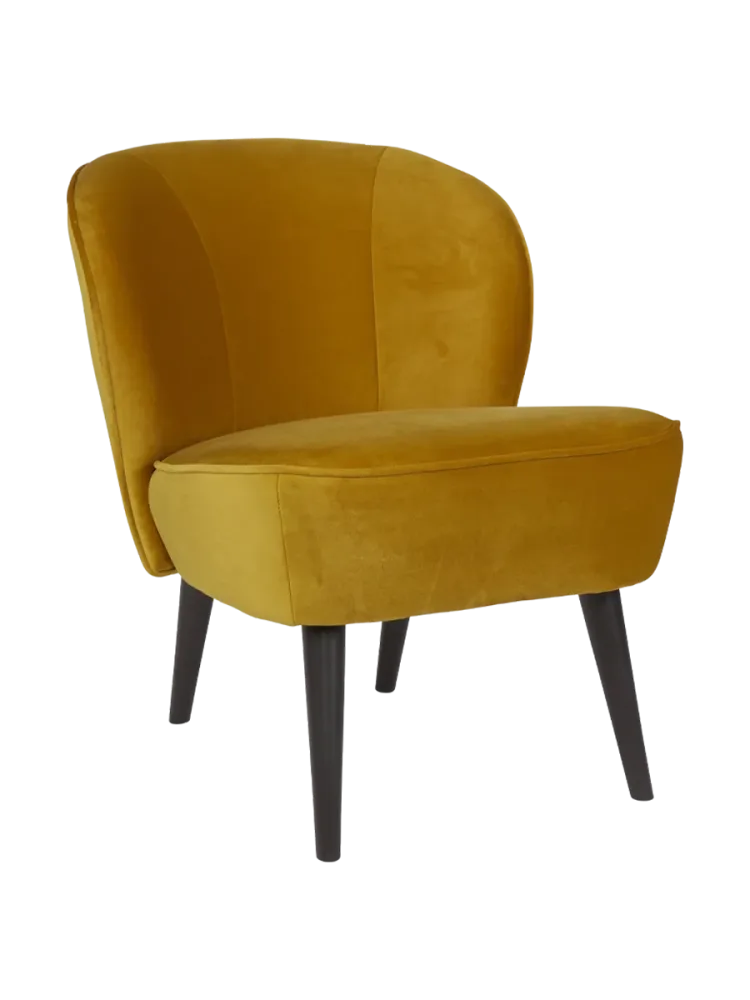 mutoni - Sessel Sara Velvet ocker, One Size