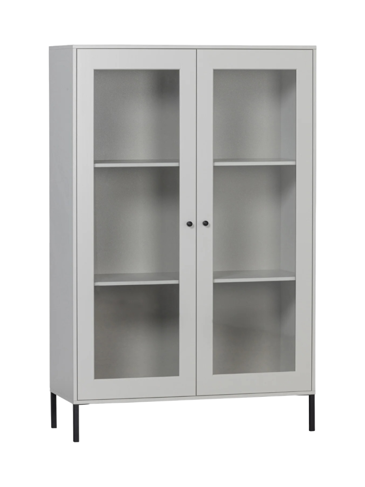 Design Vitrine „Xamo“ aus nachhaltigem Massivholz und Glas De Eekhoorn