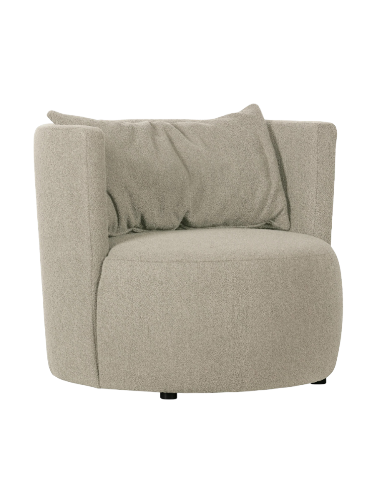 Design Sessel „Explore“ Bouclé Natural De Eekhoorn