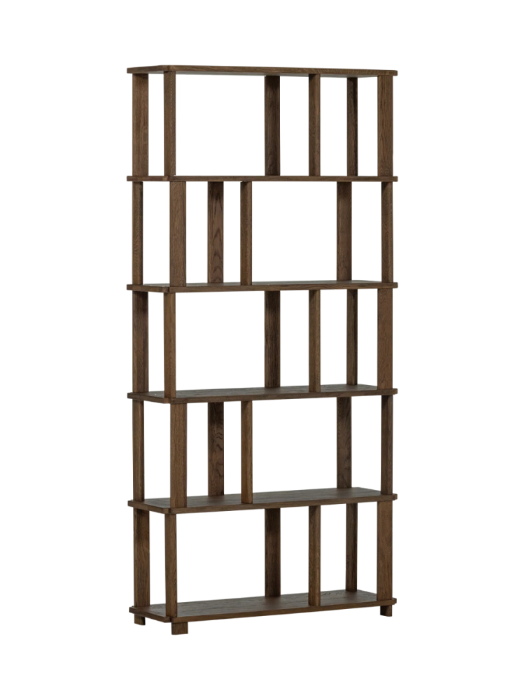 Design Regal „Risso“ aus massiven Eichenholz De Eekhoorn