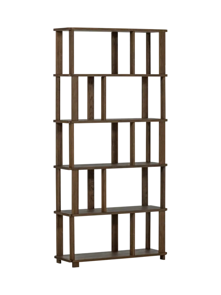 Design Regal „Risso“ aus massiven Eichenholz De Eekhoorn