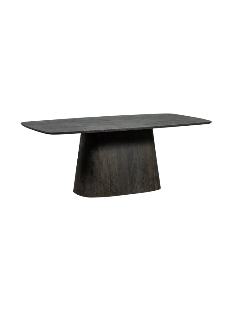 mutoni - Esstisch Leah dunkelbraun 220x105, One Size