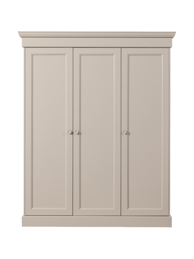 Massiver Kleiderschrank „Olivia“, 3-türig De Eekhoorn