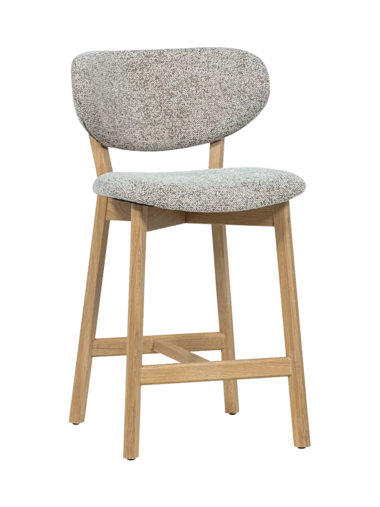 Massivholz Design Barstuhl „Udaro“ De Eekhoorn