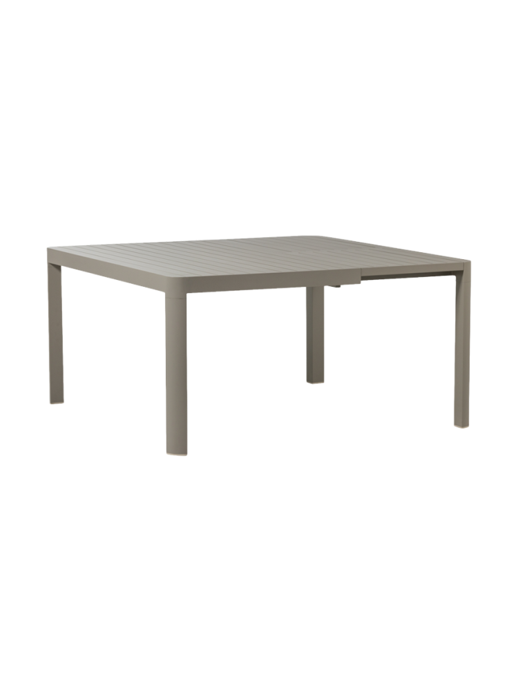Ausziehbarer Design Gartentisch „Ovara“, 100-150 x 150 cm De Eekhoorn