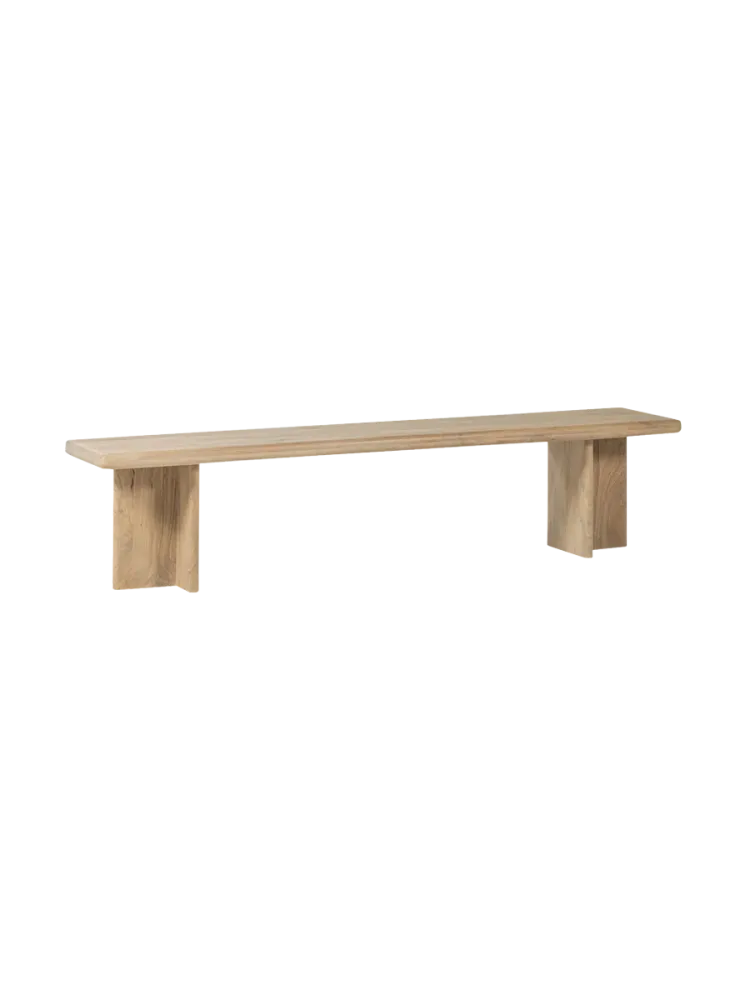 Massivholz Design Sitzbank „Atto“, verschiedene Grössen De Eekhoorn