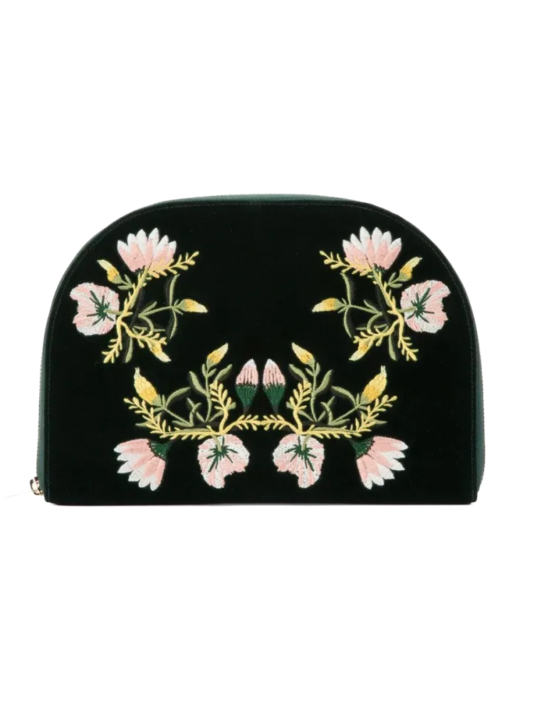 Design Schmuck-Etui „Zoe Portofolio“ Samt Forest WOLF