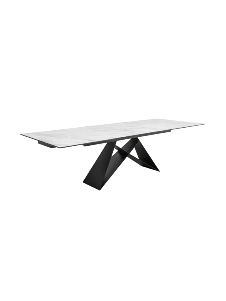 Ausziehbarer Designer-Esstisch „Zeus“ aus Keramik 180-220-260 x 100 cm Invicta Interiors