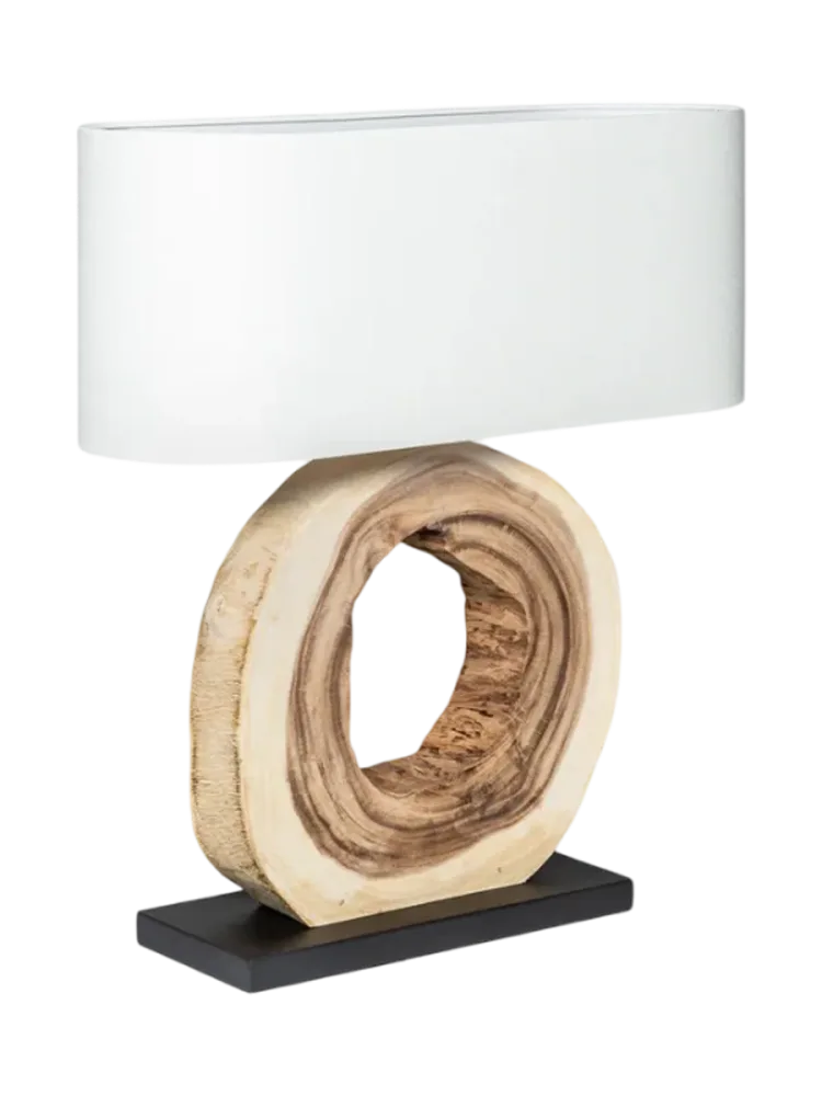 Tischlampe „Organic Artwork“ aus Nussbaum Invicta Interiors