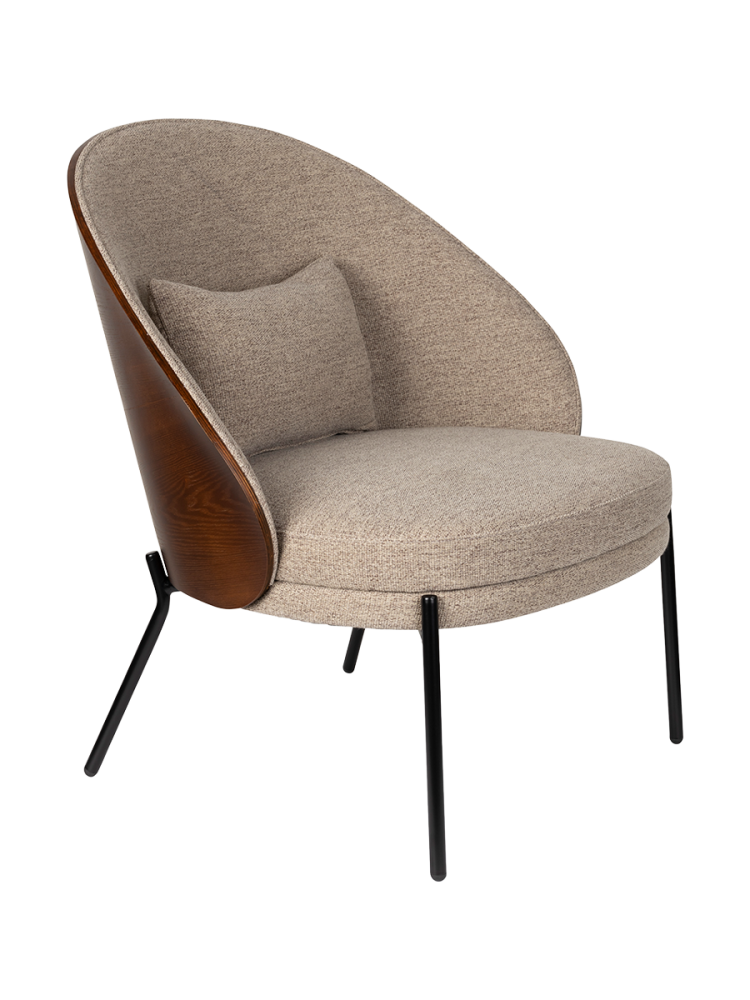 Hochwertiger Design Loungesessel „Rodin“ Dutchbone