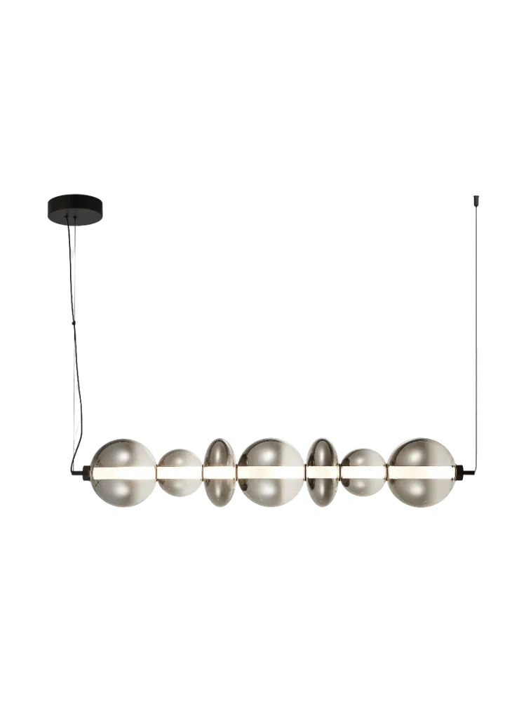 LED Design Hängelampe „Gladis“ Schwarz, Grau Schuller