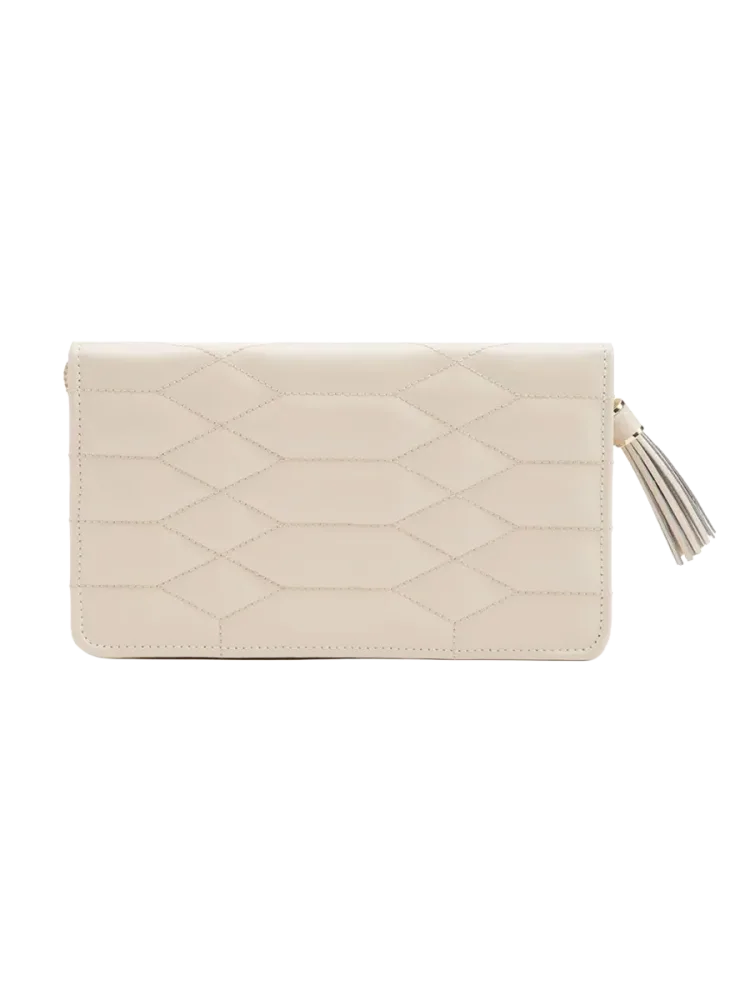Echtleder Schmuck-Etui „Caroline Portofolio“ Ivory WOLF