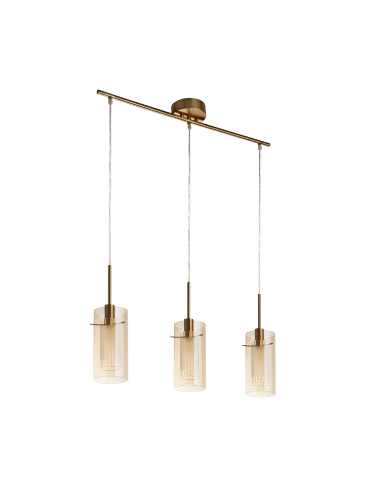 Dimmbare Pendelleuchte „Duo II“ 3-flammig Searchlight