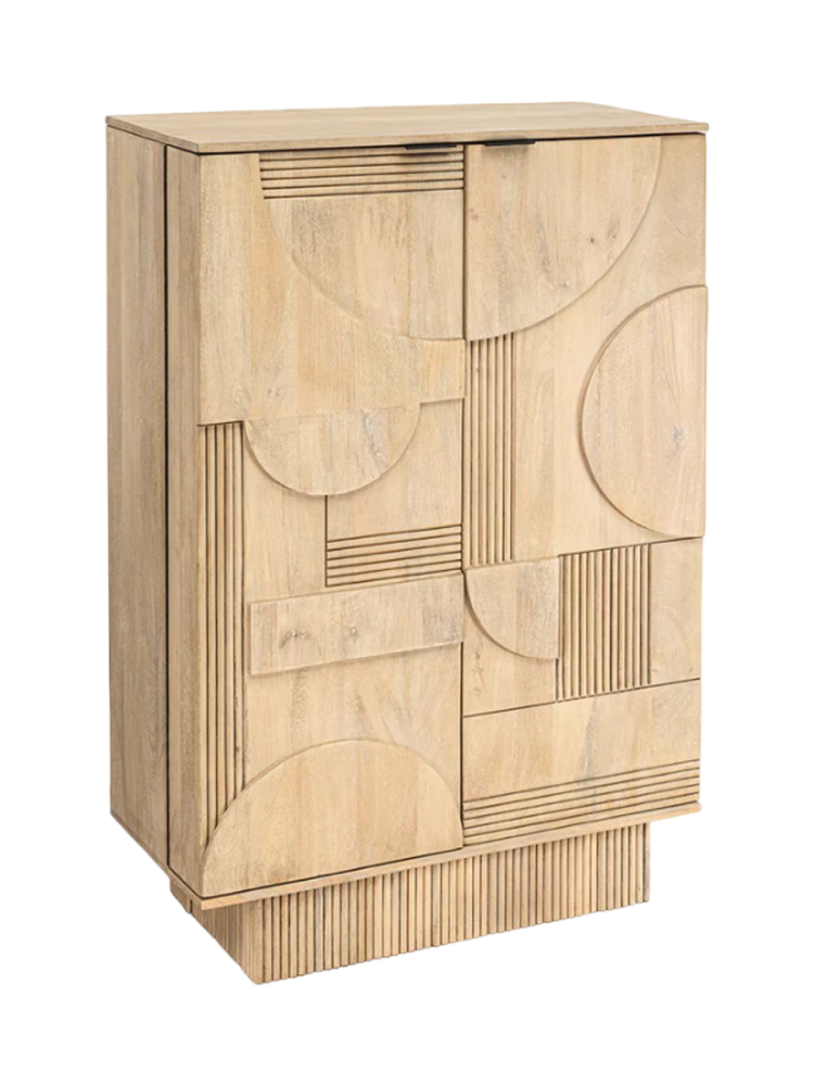 Massiver Design Barschrank „Art Deco“ Invicta Interiors