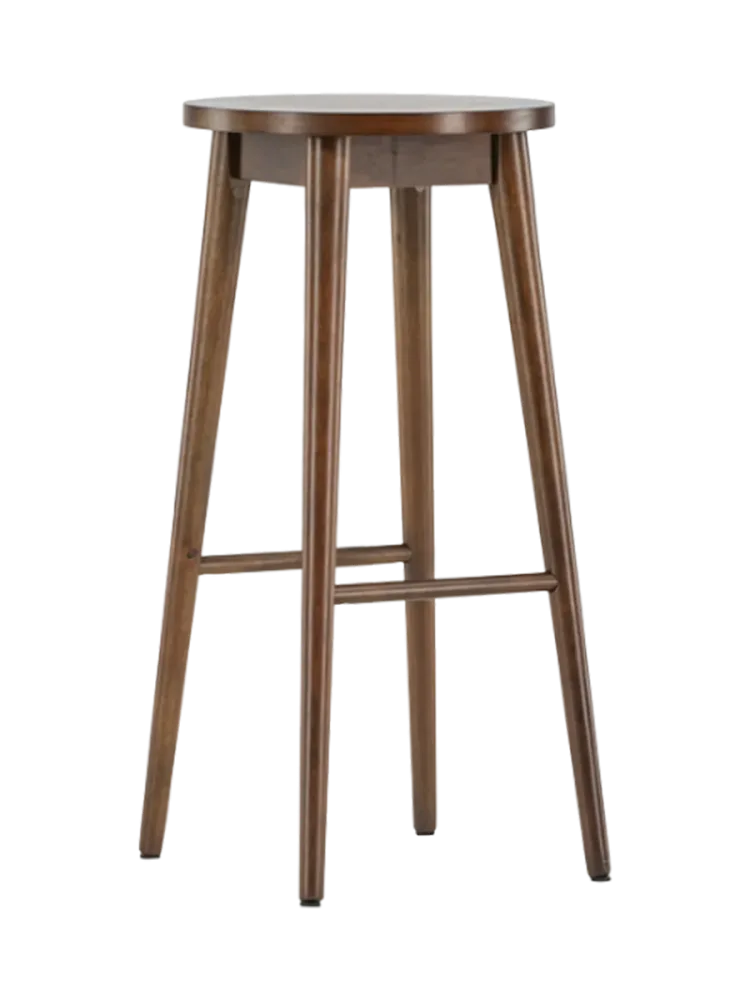 Barhocker 2er-Set Melba Braun Holz B 36 cm - Farbe: Mokka - Barhocker 2er-Set