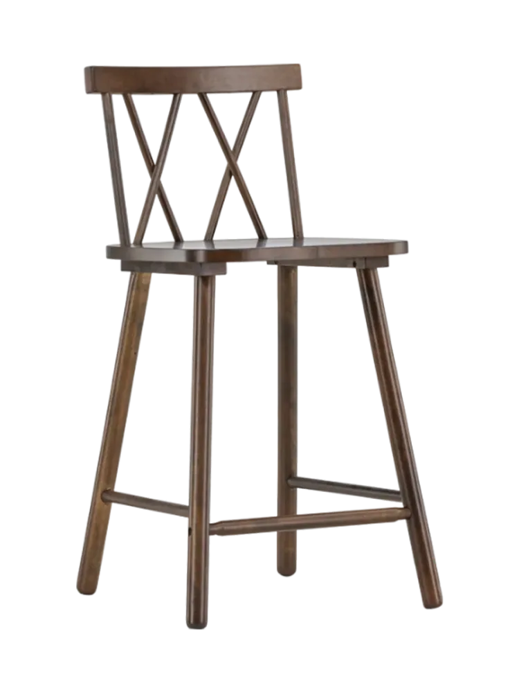 Massivholz Barstuhl „Mollöström“ Mocca VE DESIGN